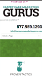 Mobile Screenshot of carpetcaremarketinggurus.com